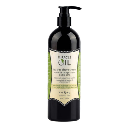 Miracle Oil Tea Tree Shave Cream 16 oz. | 814487021690 | Available at EroticWarehouse.com