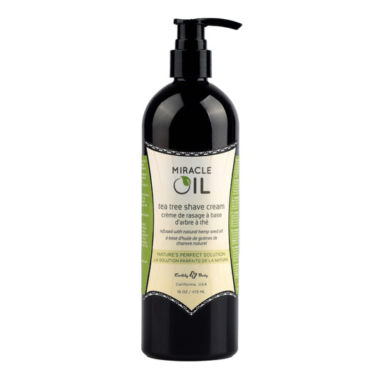 Miracle Oil Tea Tree Shave Cream 16 oz. | 814487021690 | Available at EroticWarehouse.com