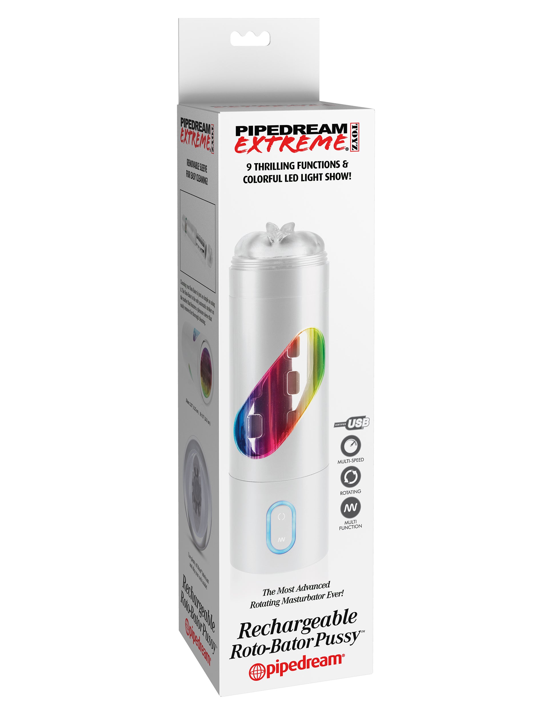 Pdx Rechargeable Roto Bator Pussy | 603912351880 | Available at EroticWarehouse.com