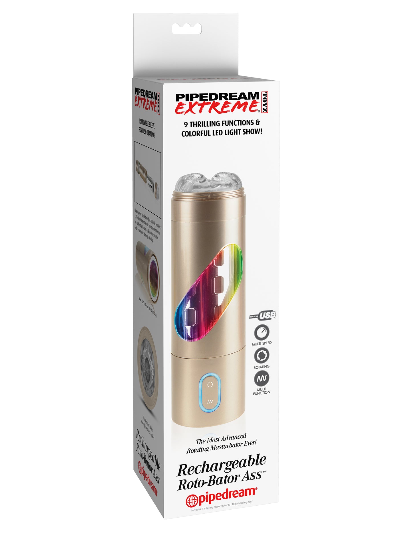 Pdx Rechargeable Roto Bator Ass | 603912351910 | Available at EroticWarehouse.com