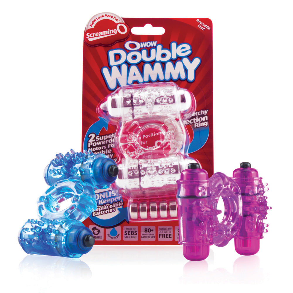 O Wow Double Wammy Purple 1 Ct | 817483010187 | Available at EroticWarehouse.com