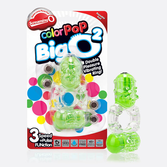 Screaming O Colorpop Big O Green 1 Ct | 817483010774 | Available at EroticWarehouse.com