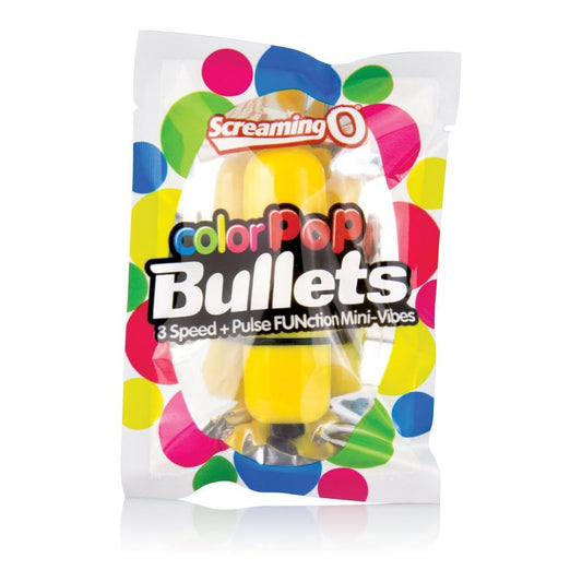 Colorpop Bullets Yellow 1Ct | 817483010798 | Available at EroticWarehouse.com