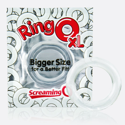 Ring O XL Clear | 817483010842 | Available at EroticWarehouse.com