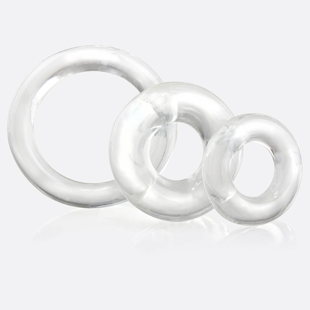 Ring O X3 Clear 1 Ct | 817483011252 | Available at EroticWarehouse.com