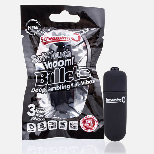 Soft Touch Vooom Bullet Black 1 Ct | 817483012259 | Available at EroticWarehouse.com