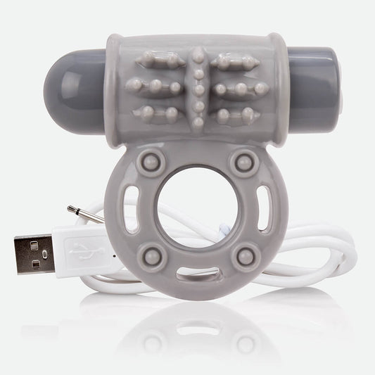 Charged Owow Vooom Mini Vibe Grey 1 Ct | 817483012440 | Available at EroticWarehouse.com