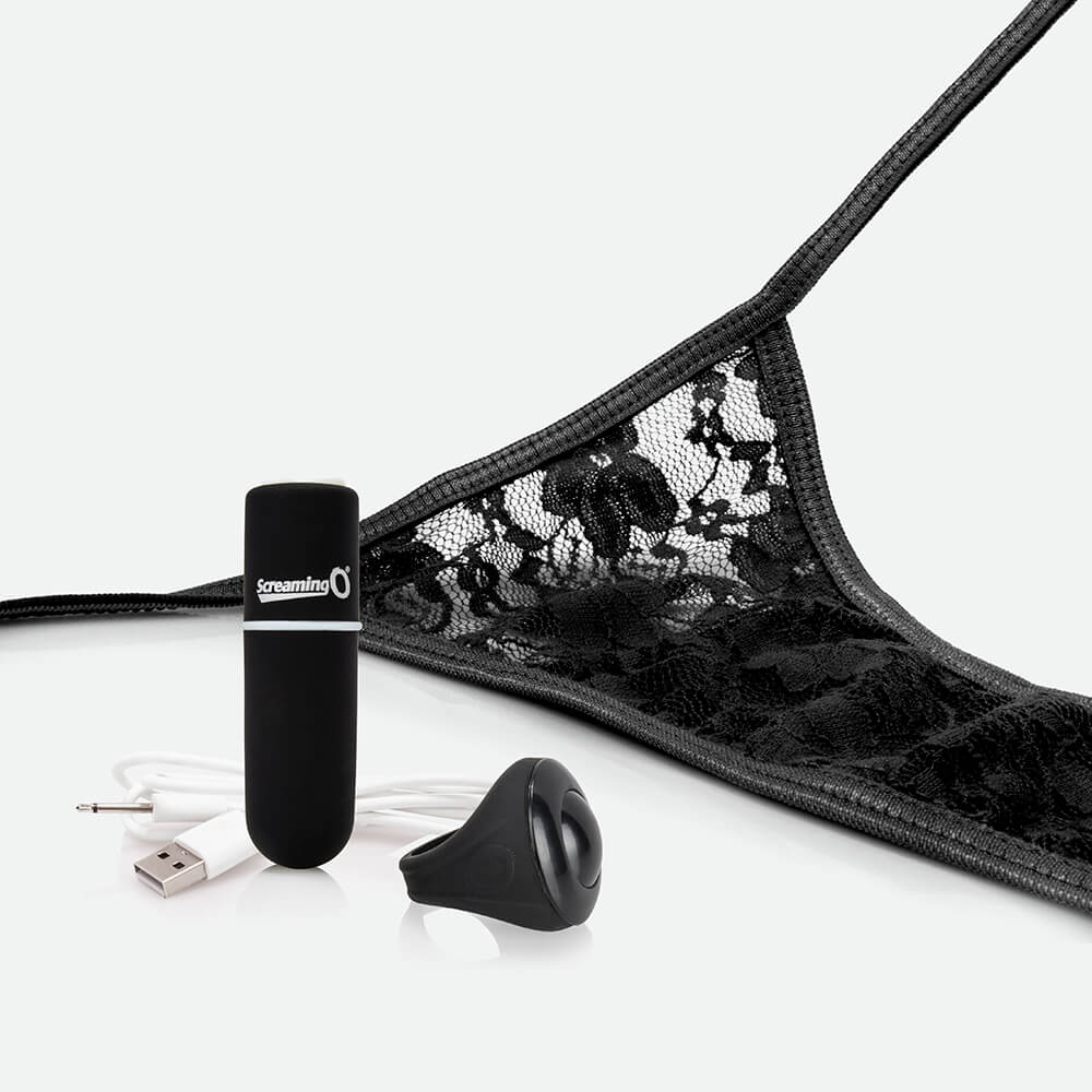 My Secret Charged Remote Control Panty Vibe Black 1 Ct | 817483012785 | Available at EroticWarehouse.com