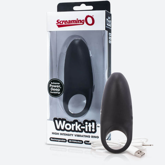 Work-It! Black 1 Ct | 817483013409 | Available at EroticWarehouse.com