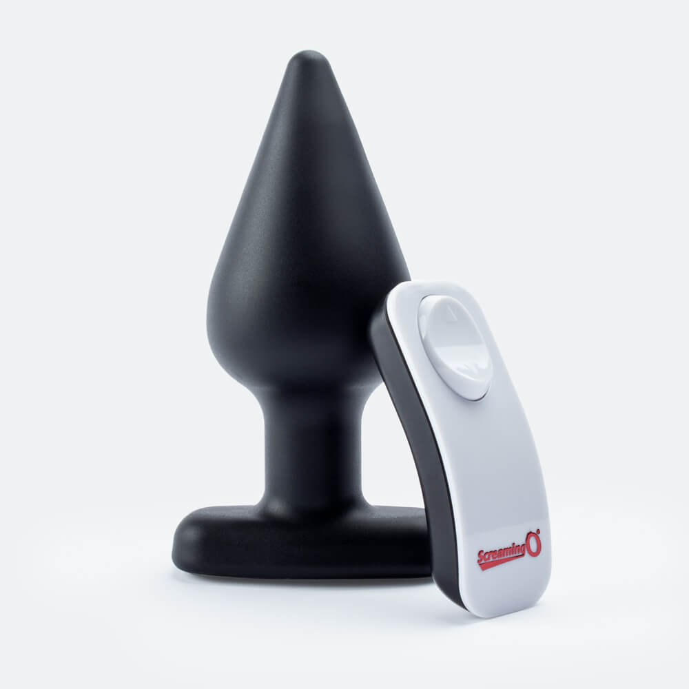 My Secret Remote Vibrating XL Plug Black 1 Ct | 817483013782 | Available at EroticWarehouse.com