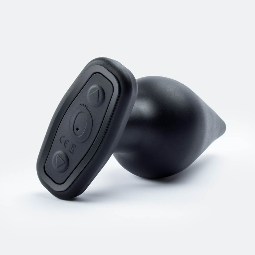 My Secret Remote Vibrating XL Plug Black 1 Ct | 817483013782 | Available at EroticWarehouse.com