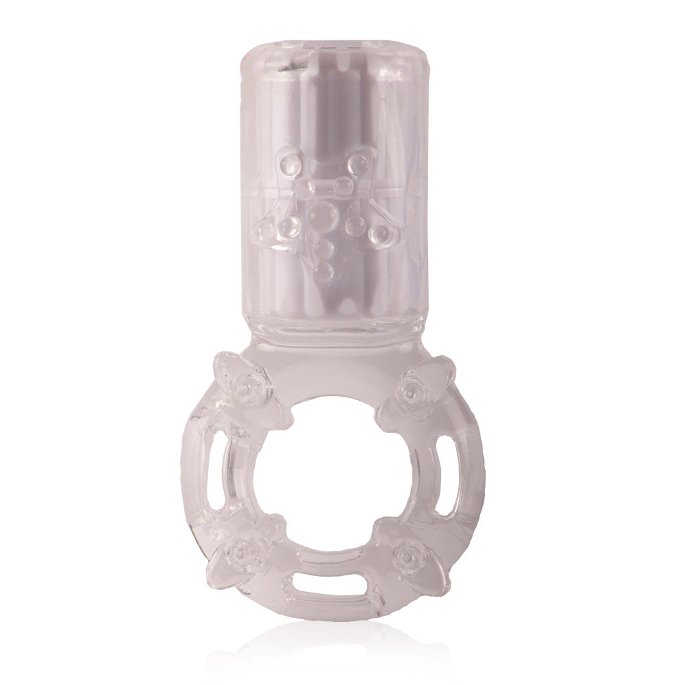 Big Omg Vibrating Ring Clear 1 Ct | 817483014116 | Available at EroticWarehouse.com