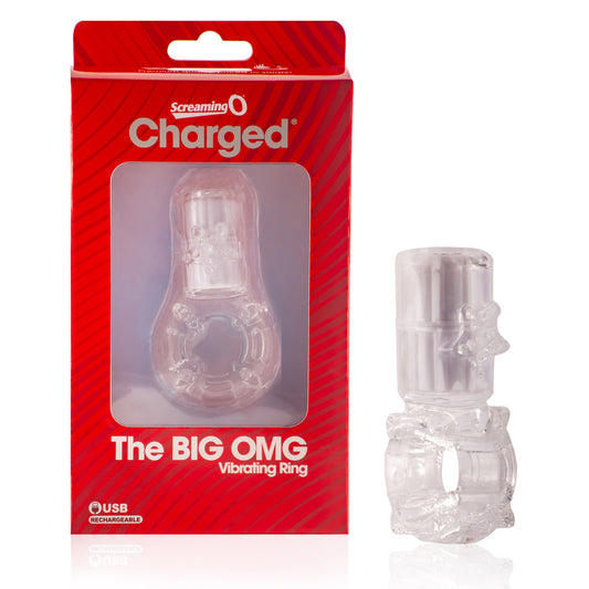 Big Omg Vibrating Ring Clear 1 Ct | 817483014116 | Available at EroticWarehouse.com