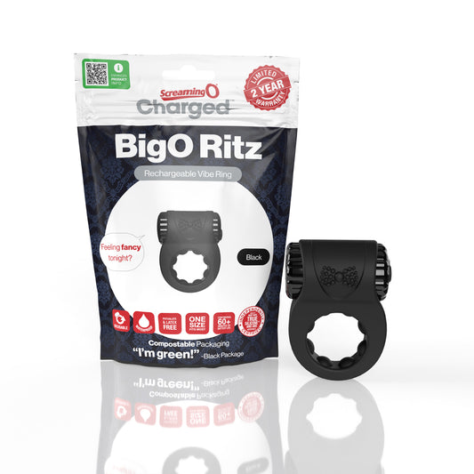 Charged Big O Ritz Black 1 Ct | 817483015182 | Available at EroticWarehouse.com