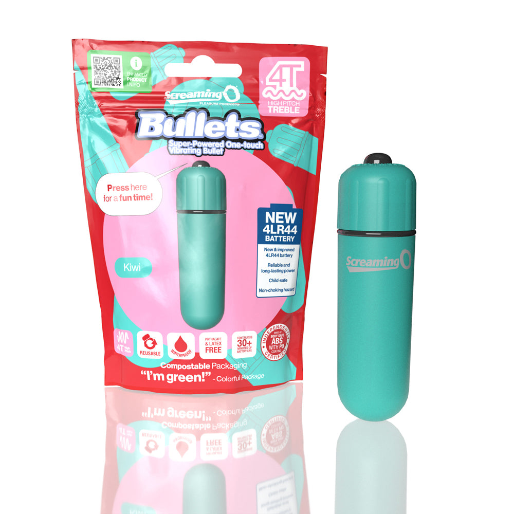 Screaming O 4T Bullet Kiwi 1 Ct | 817483015267 | Available at EroticWarehouse.com
