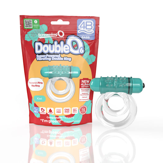 Screaming O 4B Doubleo 6 Kiwi 1 Ct | 817483015304 | Available at EroticWarehouse.com