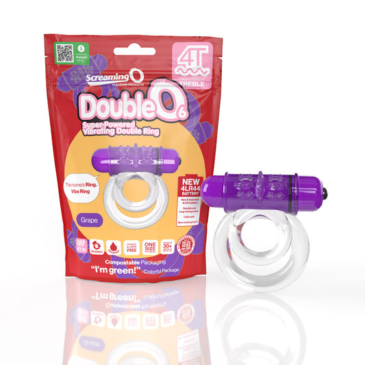 Screaming O 4T Doubleo 6 Grape 1 Ct | 817483015335 | Available at EroticWarehouse.com