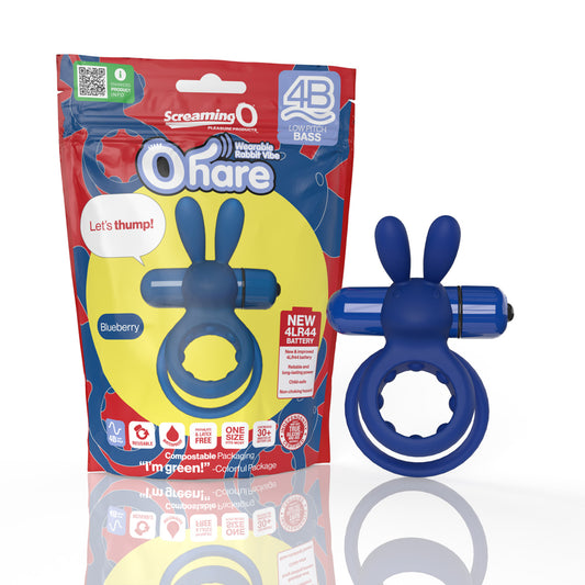 Screaming O 4B Ohare Blueberry 1 Ct | 817483015366 | Available at EroticWarehouse.com