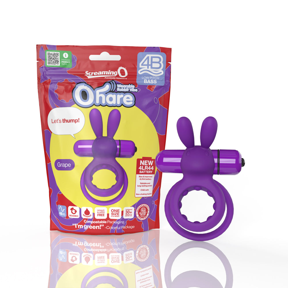 Screaming O 4B Ohare Grape 1 Ct | 817483015380 | Available at EroticWarehouse.com