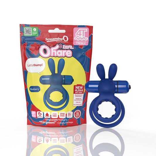 Screaming O 4T Ohare Blueberry 1 Ct | 817483015403 | Available at EroticWarehouse.com