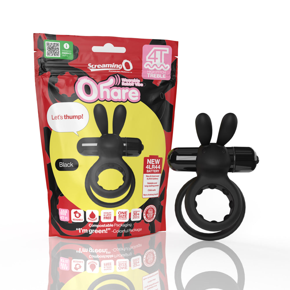Screaming O 4T Ohare Black 1 Ct | 817483015410 | Available at EroticWarehouse.com