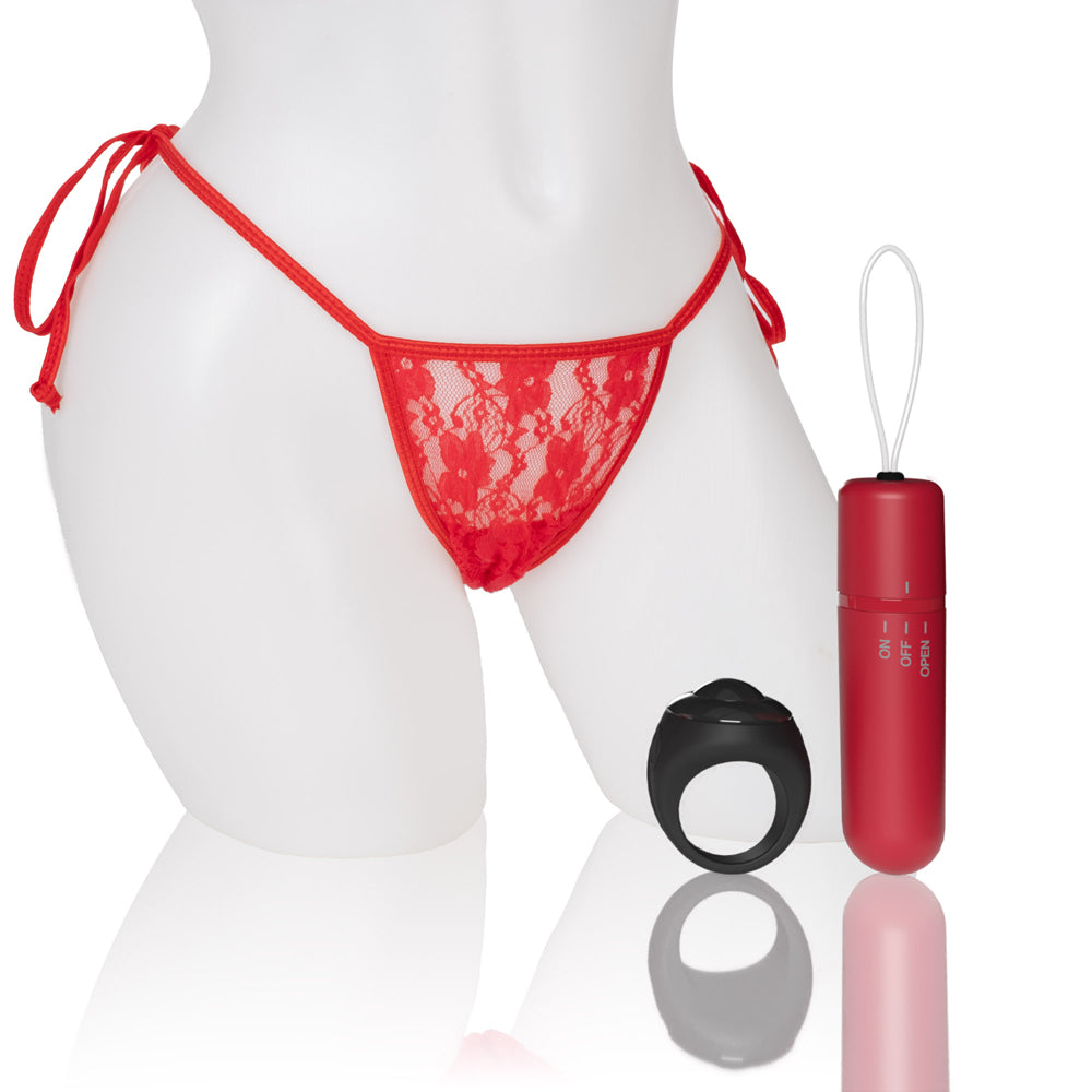 My Secret Screaming O 4T Panty Vibe Red 1 Ct | 817483015472 | Available at EroticWarehouse.com