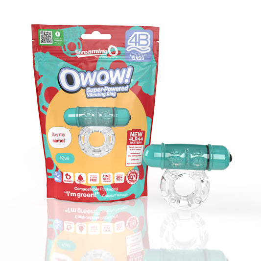 Screaming O 4B Owow Kiwi 1 Ct | 817483015502 | Available at EroticWarehouse.com