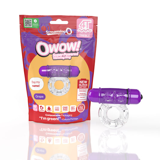 Screaming O 4T Owow Grape 1 Ct | 817483015533 | Available at EroticWarehouse.com