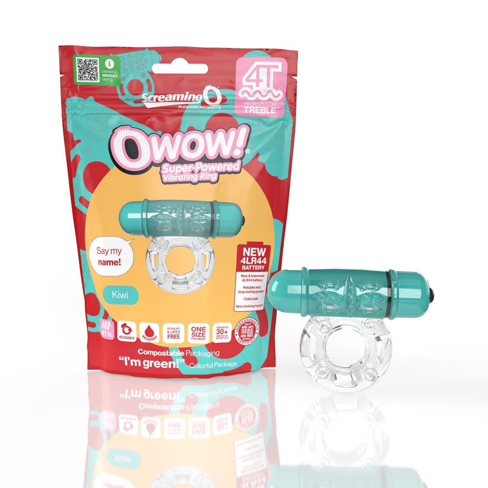 Screaming O 4T Owow Kiwi 1 Ct | 817483015540 | Available at EroticWarehouse.com