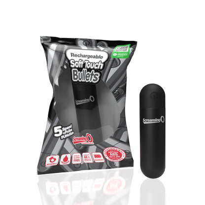 Screaming O Soft Touch Rechargeable Bullets Black | 817483017889 | Available at EroticWarehouse.com