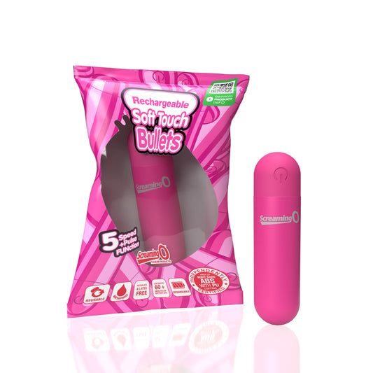Screaming O Soft Touch Rechargeable Bullets Pink | 817483017902 | Available at EroticWarehouse.com