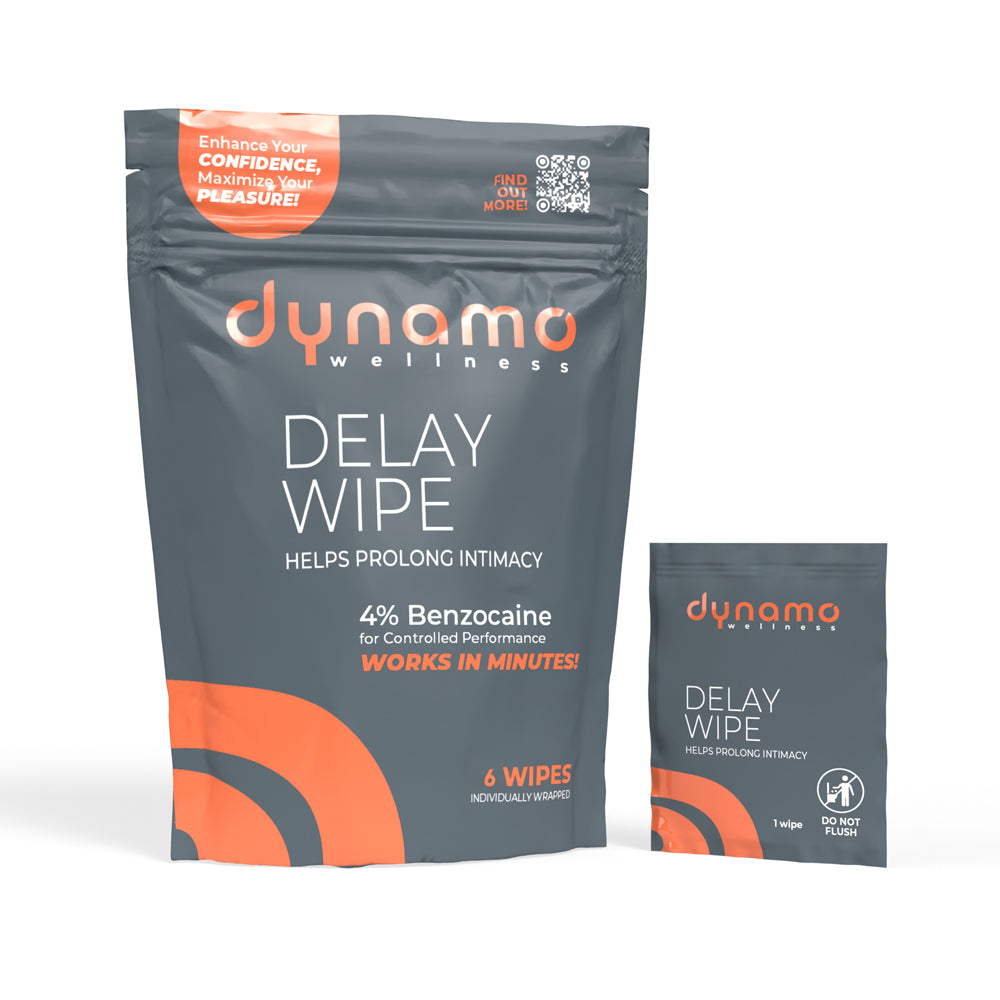 Dynamo Wellness Delay Wipe 4% 6pk | 817483018596 | Available at EroticWarehouse.com