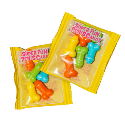 Super Fun Penis Candy 5Pc 100Ct Display | 817717006924 | Available at EroticWarehouse.com
