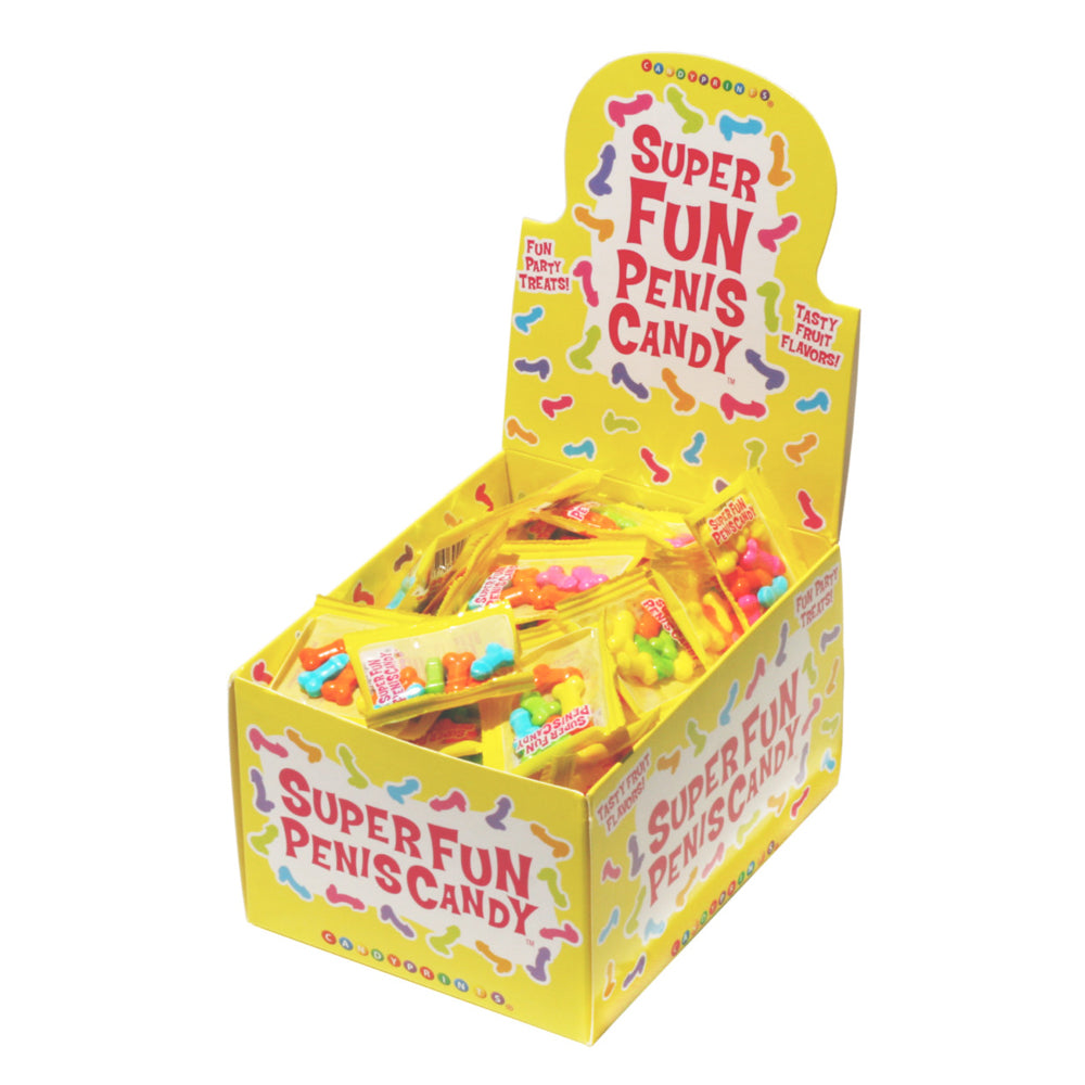Super Fun Penis Candy 5Pc 100Ct Display | 817717006924 | Available at EroticWarehouse.com