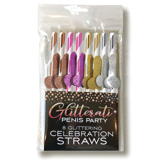 Glitterati Straws | 817717010310 | Available at EroticWarehouse.com