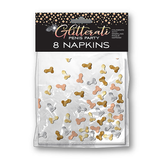 Glitterati Napkins | 817717010372 | Available at EroticWarehouse.com