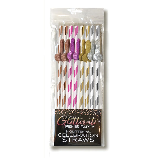Glitterati Tall Straws | 817717010402 | Available at EroticWarehouse.com