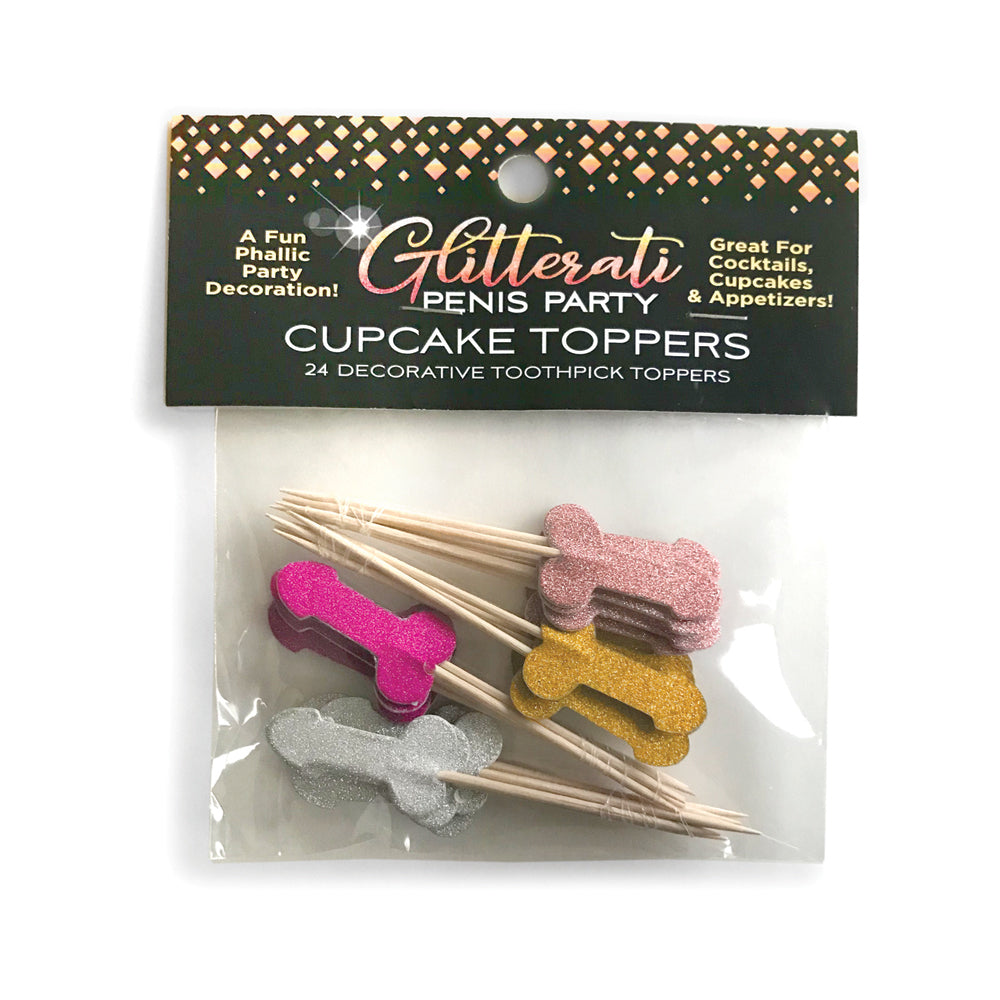 Glitterati Penis Party Picks | 817717010648 | Available at EroticWarehouse.com