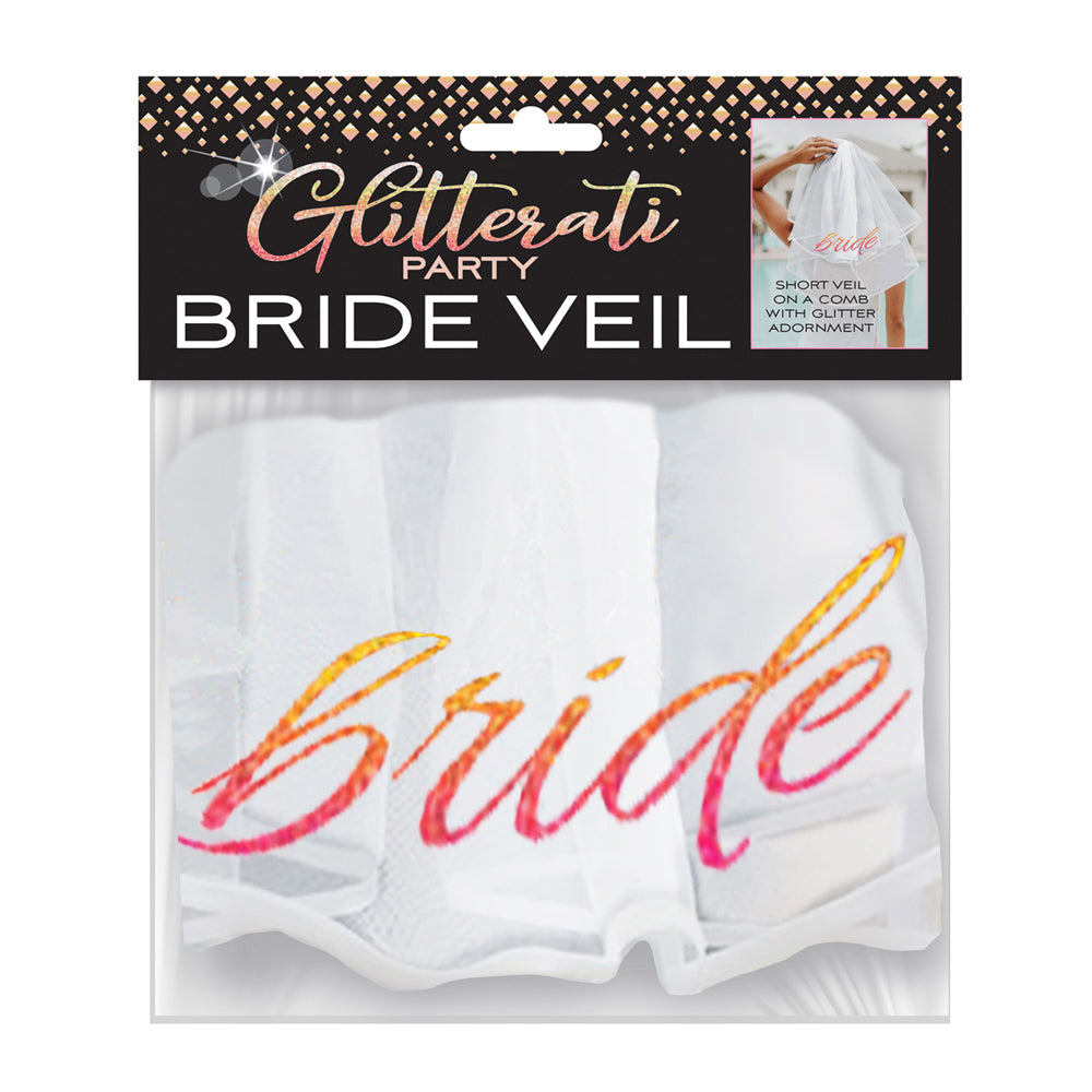 Glitterati Bride Veil | 817717010884 | Available at EroticWarehouse.com