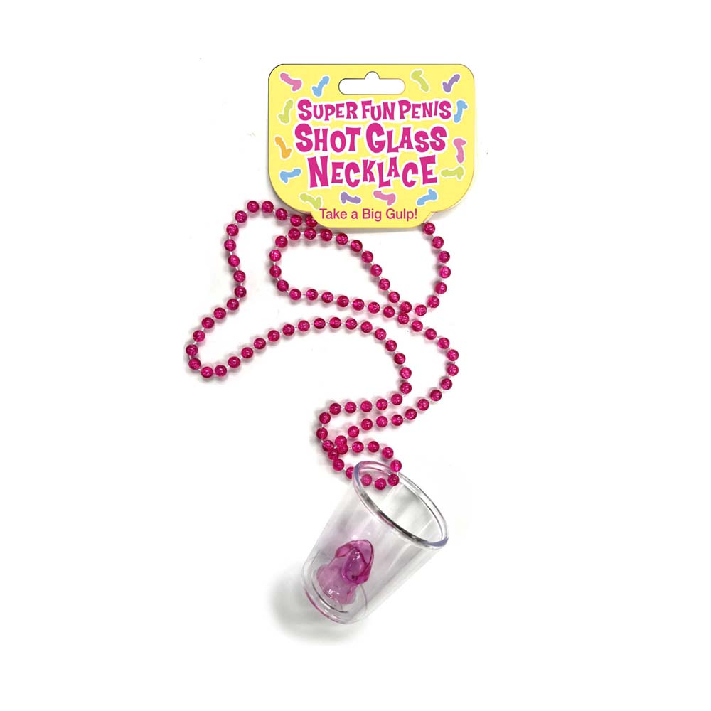 Super Fun Penis Shot Glass Necklace | 817717010976 | Available at EroticWarehouse.com