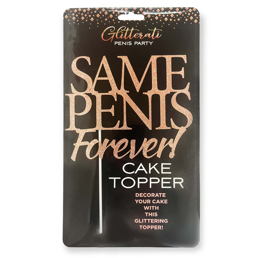 Glitterati Same Penis Cake Topper | 817717010990 | Available at EroticWarehouse.com