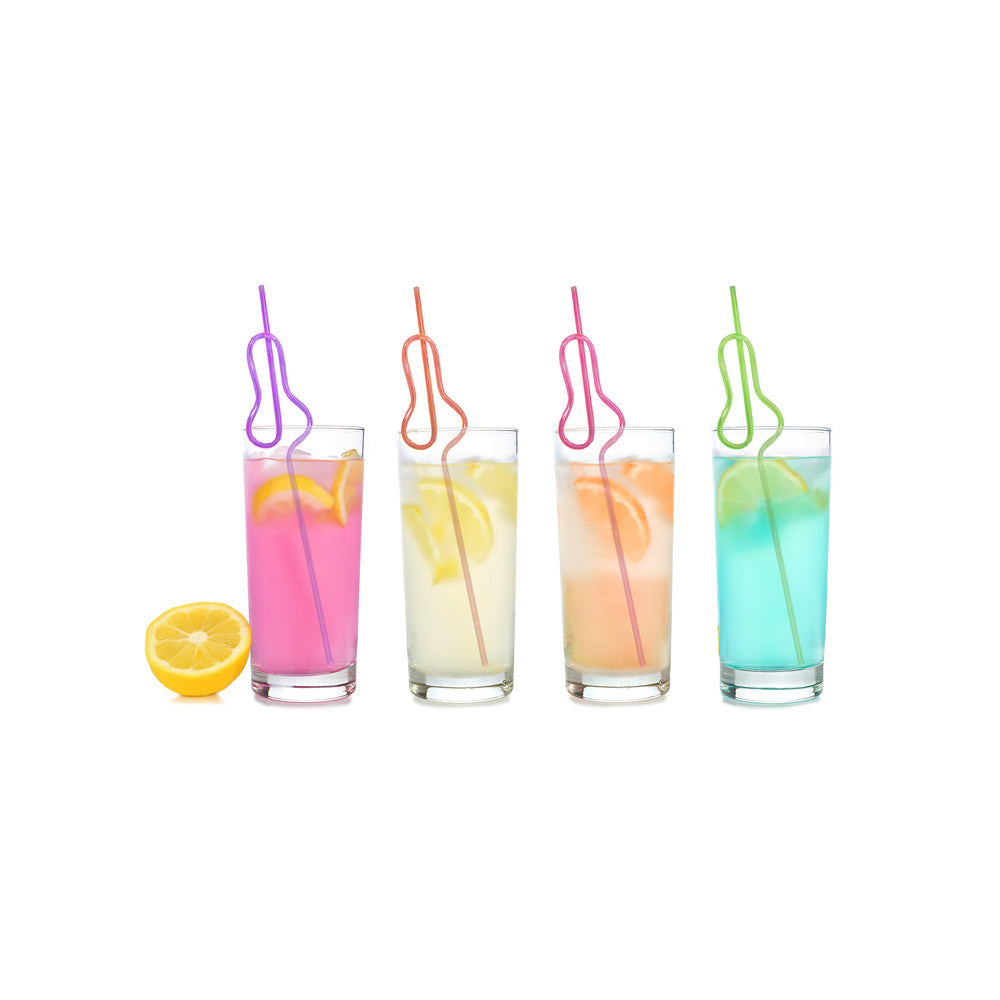 Glitterati Silly Penis Straws 8 Pack | 817717011034 | Available at EroticWarehouse.com