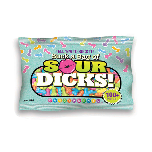 Suck A Bag Of Sour Dicks 3 oz. Bag | 817717011188 | Available at EroticWarehouse.com
