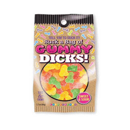 Suck A Bag Of Gummy Dicks 4 oz. Bag | 817717011201 | Available at EroticWarehouse.com
