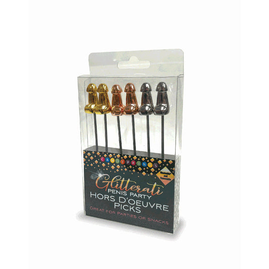 Glitterati Hors d'Oeuvre's Picks Set Of 6 | 817717011249 | Available at EroticWarehouse.com