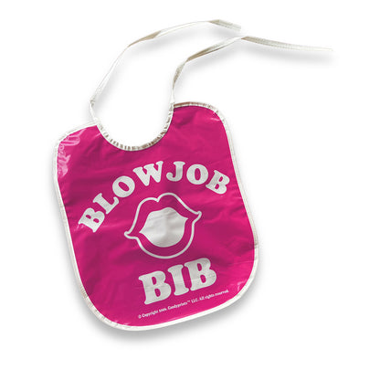 Blow Job Bib Pink | 817717011331 | Available at EroticWarehouse.com