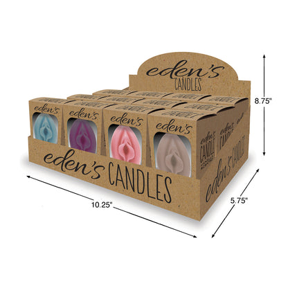 Eden's Candles Vjay 12Ct Display | 817717011614 | Available at EroticWarehouse.com
