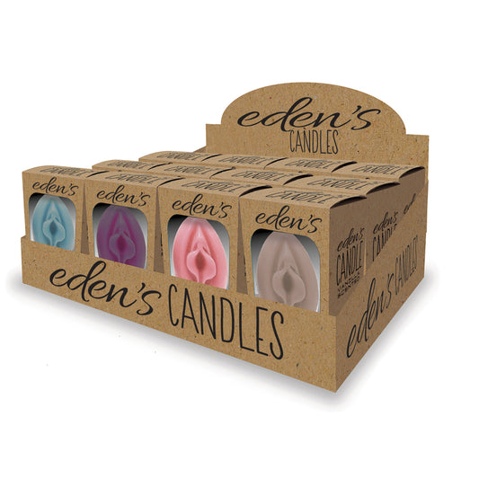 Eden's Candles Vjay 12Ct Display | 817717011614 | Available at EroticWarehouse.com