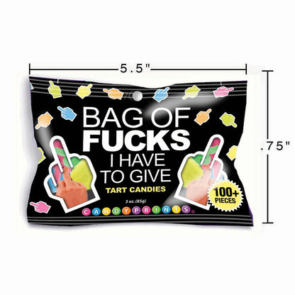 Bag Of Fucks I Have To Give 3 oz. Bag | 817717012147 | Available at EroticWarehouse.com
