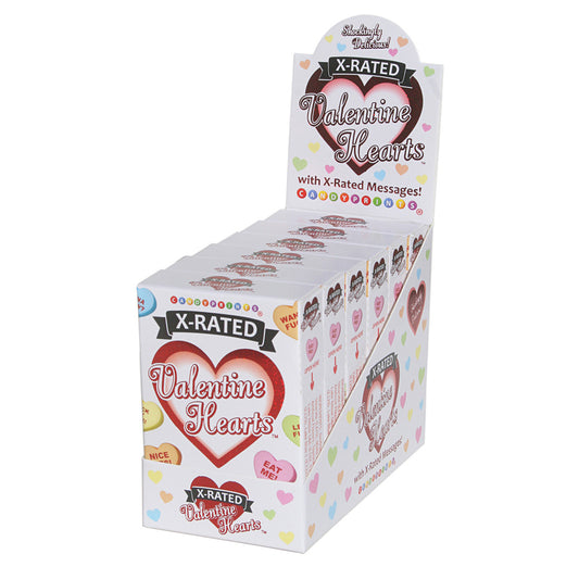 X-Rated Valentine Heart Candy 6Ct Display | 817717027462 | Available at EroticWarehouse.com